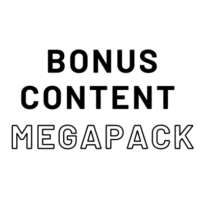 **BONUS CONTENT MEGAPACK** includes all interview downloads plus transcripts, reading list, music & artwork