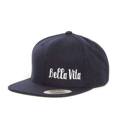BELLA VITA 6-PANEL SNAPBACK (NAVY)