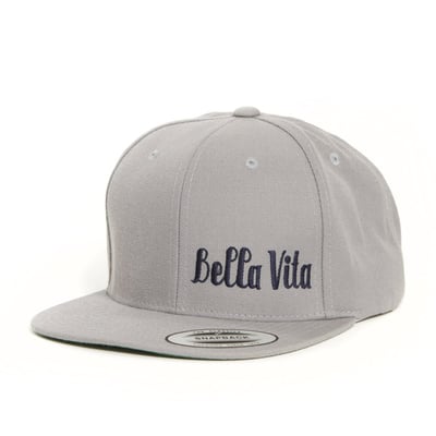 BELLA VITA 6-PANEL SNAPBACK (GREY)