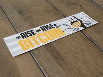 BITCOIN BUMPER STICKER